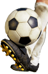 Kicking a ball